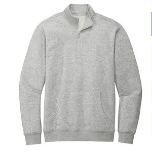 Light Heather Gray Fleece 1/4 Zip